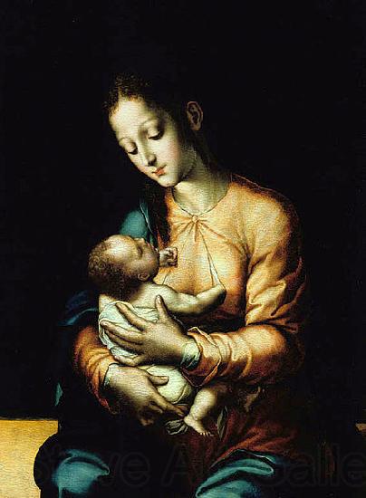 Luis de Morales Virgin and Child France oil painting art